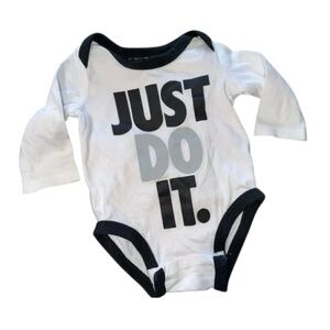 Baby boy Newborn Nike long sleeve onesie